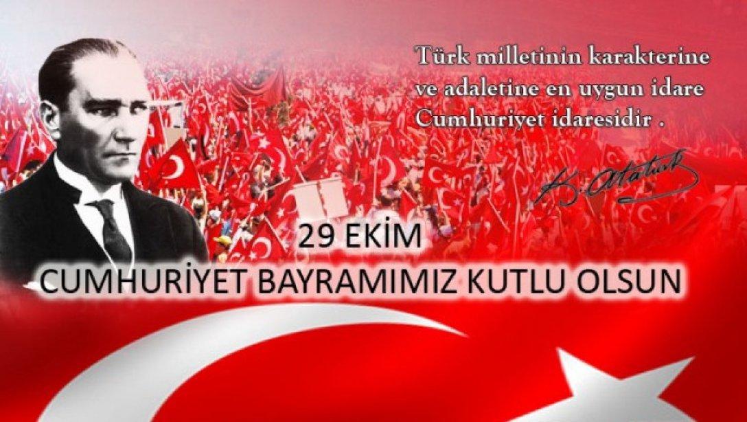 Kepsut Kaymakamı Sayın Bilal ÖLMEZ, 29 Ekim Cumhuriyet Bayramının 96. yıldönümü nedeniyle kutlama mesajı yayımladı.