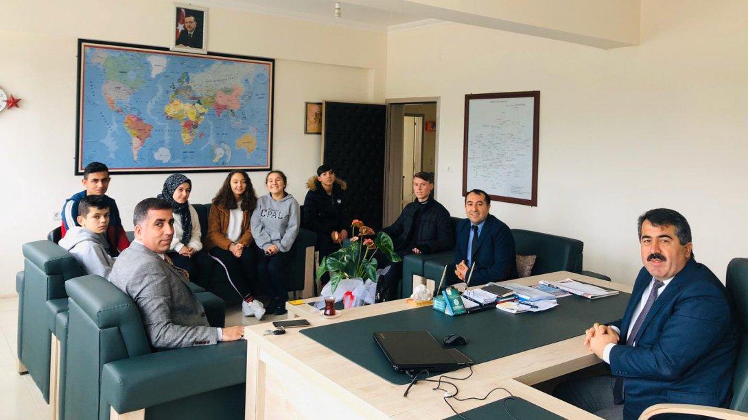Çok Programlı Anadolu Lisesinden İlçe Milli Eğitim Müdürü Erdal DURMUŞ'a Ziyaret 