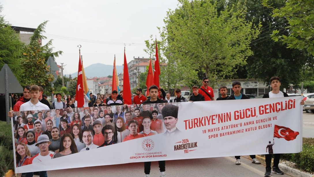 KEPSUT'TA 19 MAYIS ATATÜRK'Ü ANMA GENÇLİK ve SPOR BAYRAMI COŞKUSU